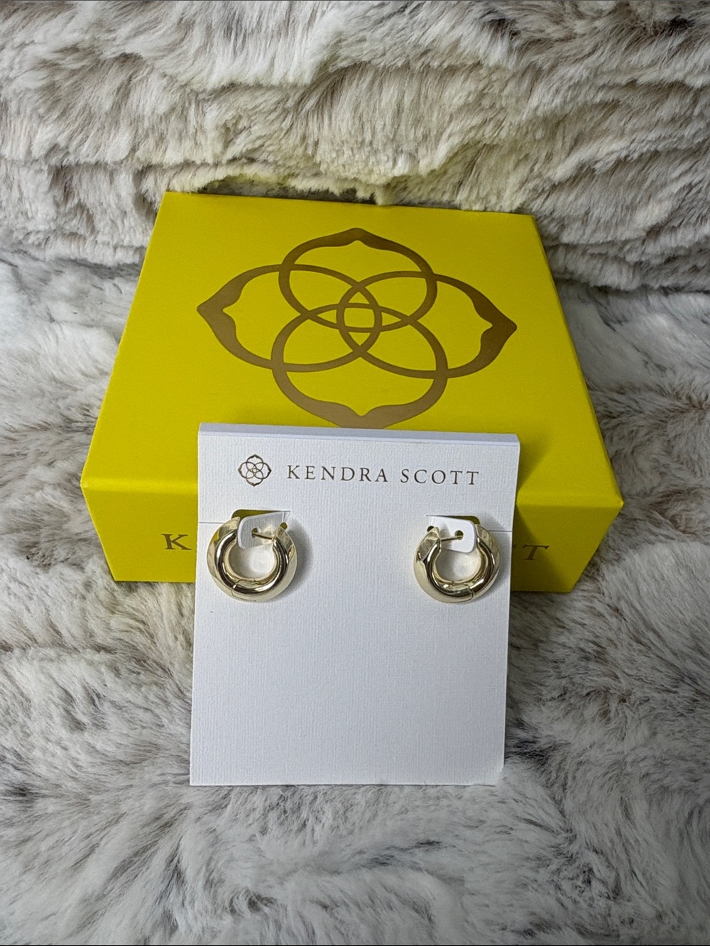 Kendra Scott Gold Chunky Hoop Earrings